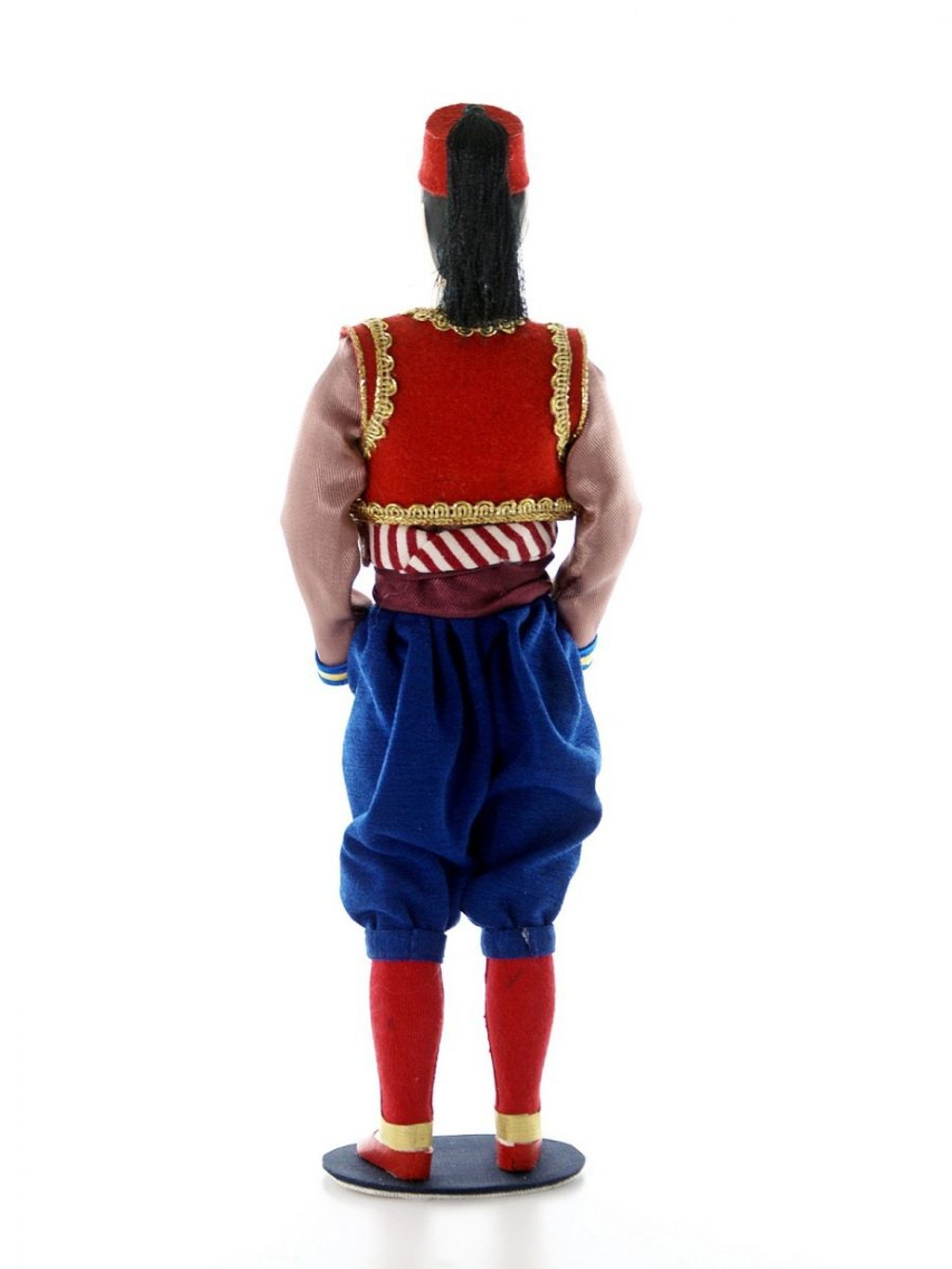 Кукла коллекционная Потешного промысла в мужском костюме. Хорватия. Южные славяне