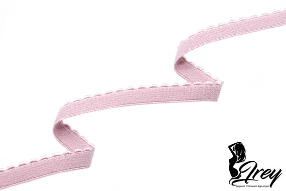 019 641/10 ОПТ Резинка отделочная Lauma Fabrics, 10 мм, лотос 019