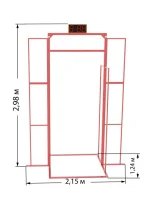 Аттракцион электронный «Турник» с вращающейся перекладиной