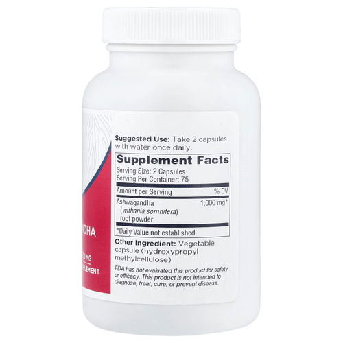 Dairyland Ginseng, ашваганда, 500 мг, 150 капсул