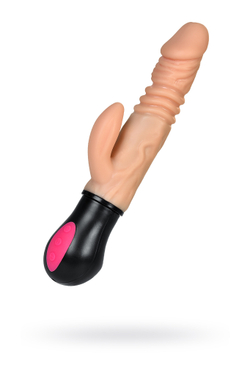 Реалистичный вибратор A-Toys by TOYFA Hot shot с функцией Up-Down, TPE, телесный, 24,2 см