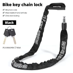 Замок велосипедный тросовый West biking, YP0705097, чёрный