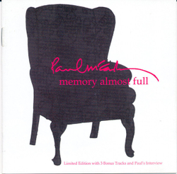CD: Paul McCartney — «Memory Almost Full» (2007)