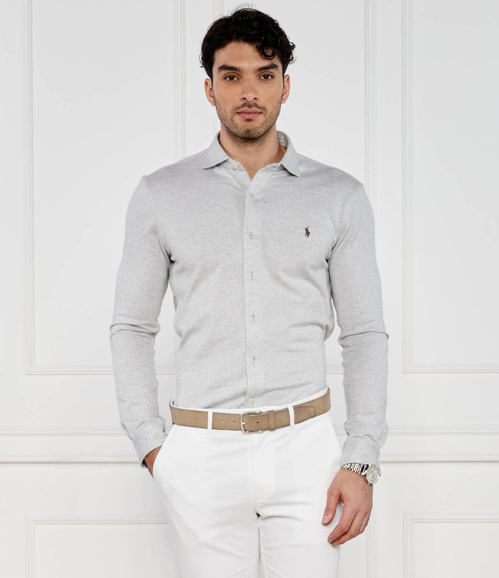 Рубашка POLO RALPH LAUREN - серый(710909659)