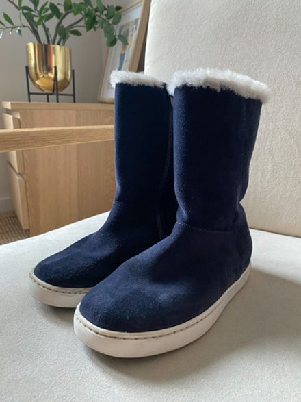 Сапоги замшевые, 29