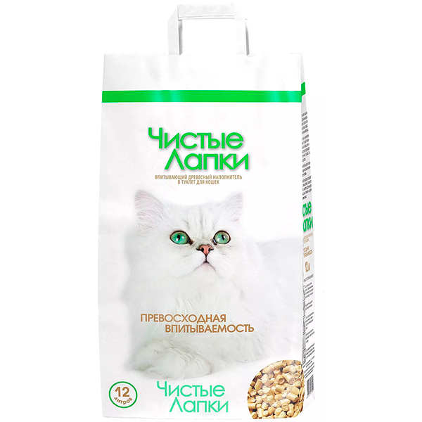 Чистые Лапки древесный 12 л