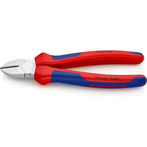 Кусачки боковые хромированные 180 мм Knipex 70 05 180