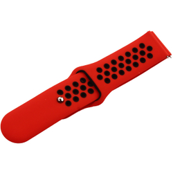 Ремешок COTEetCI W43 Sport Silicone Band (WH5277-RB) для Watch 22мм Red-Black Красно-черный