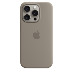 Силиконовый чехол для iPhone 15 Pro с MagSafe - Глина