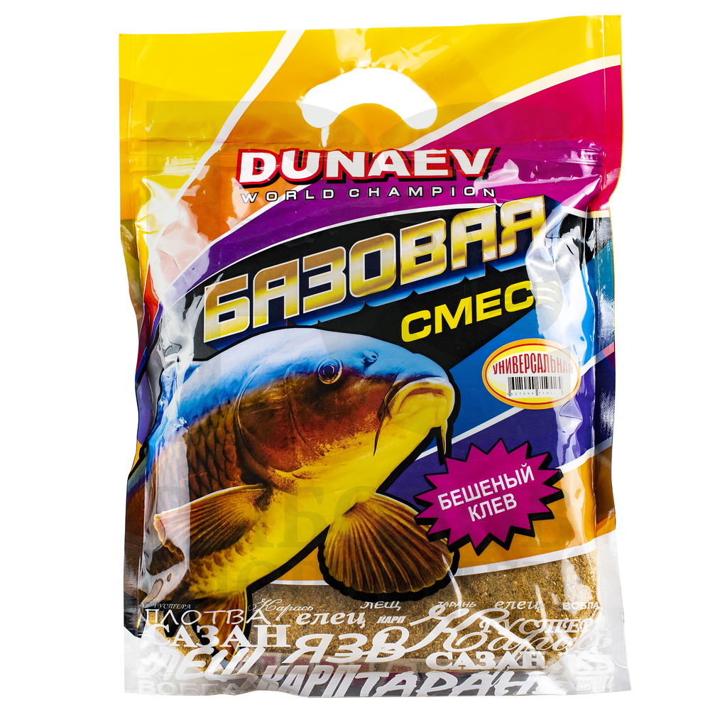 Прикормка DUNAEV Базовая смесь 2,5кг. Универсальная