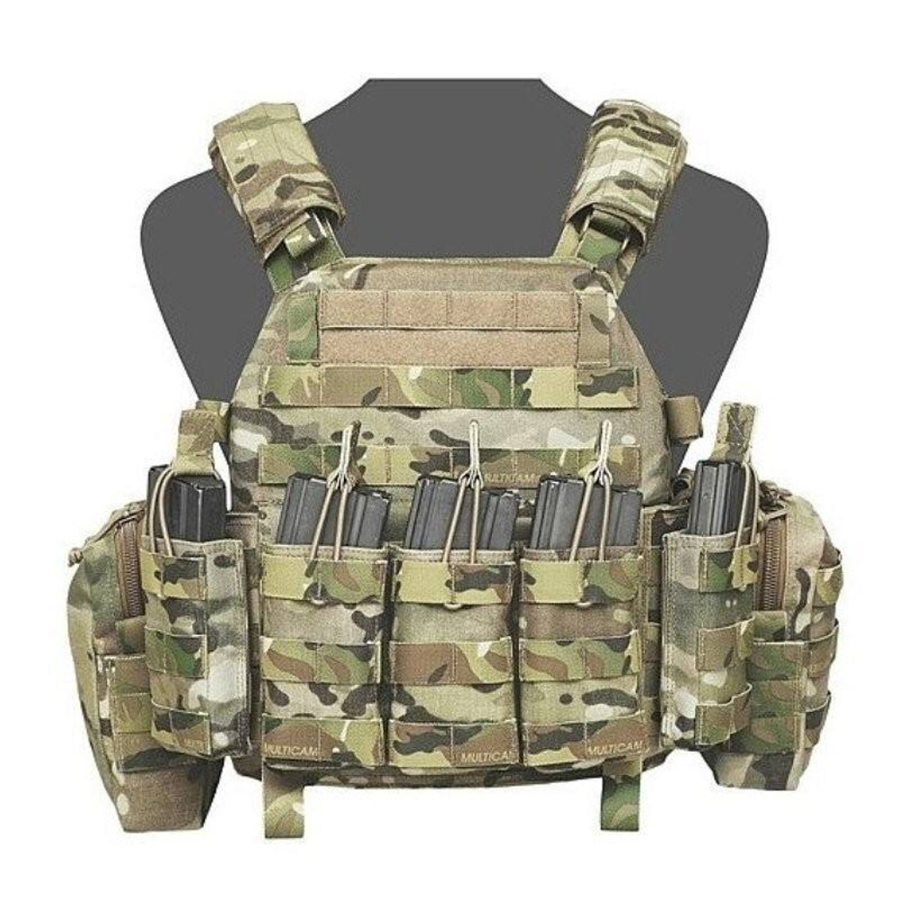 Жилет разгрузочный Yakeda Multicam 5 подсумков АК (6031)