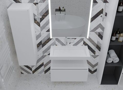 Ящик под столешницу 100 см белый глянец Armadi Art Vallessi UNO-S 897-100-W