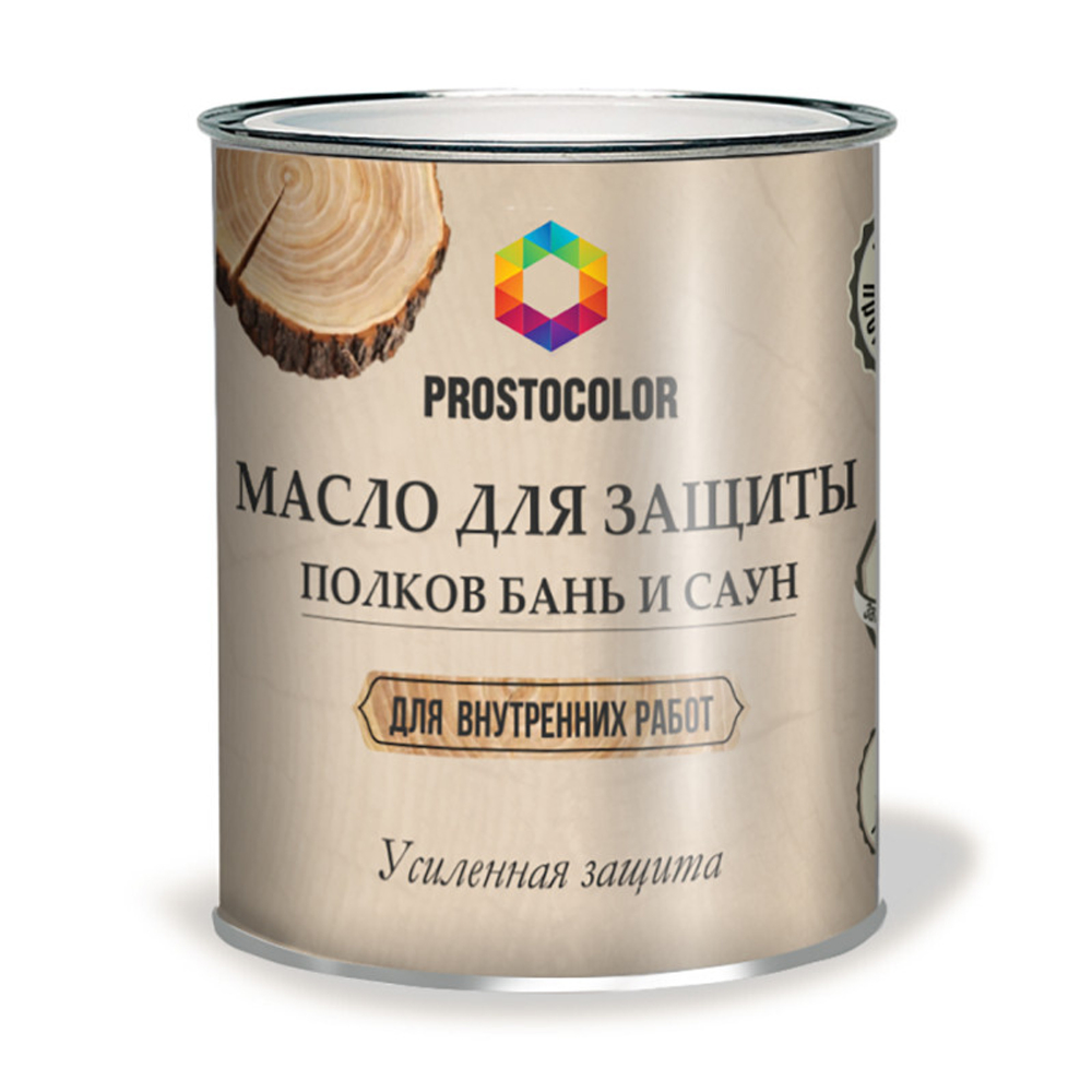 101311 Масло для полков бань и саун PROSTOCOLOR (метал) 0,75L, (6 ШТ)