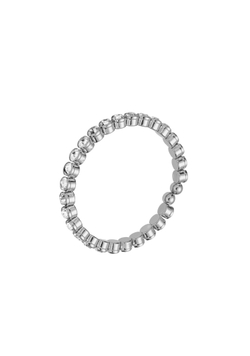 браслет из круглых камней, серебро