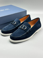 Лоферы синие Dior