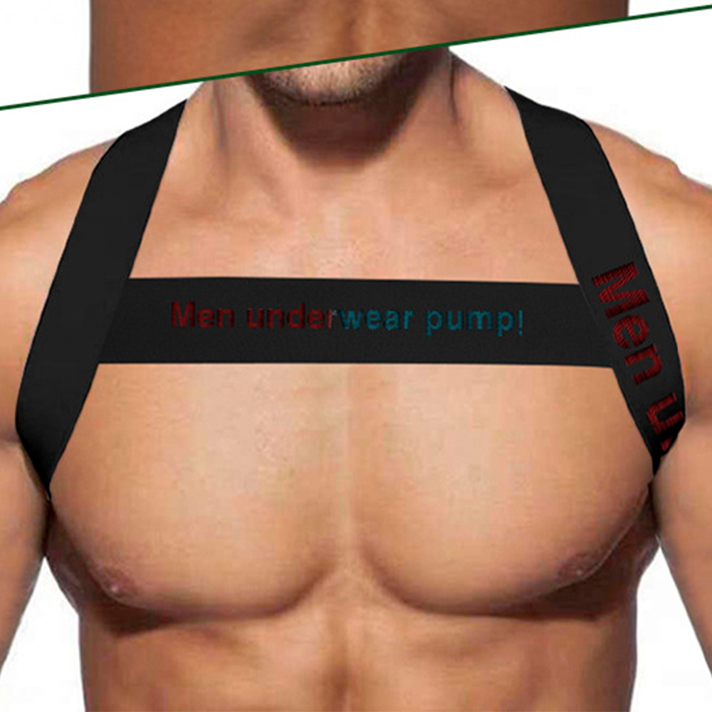 Мужская портупея черная PUMP! MP9054-2