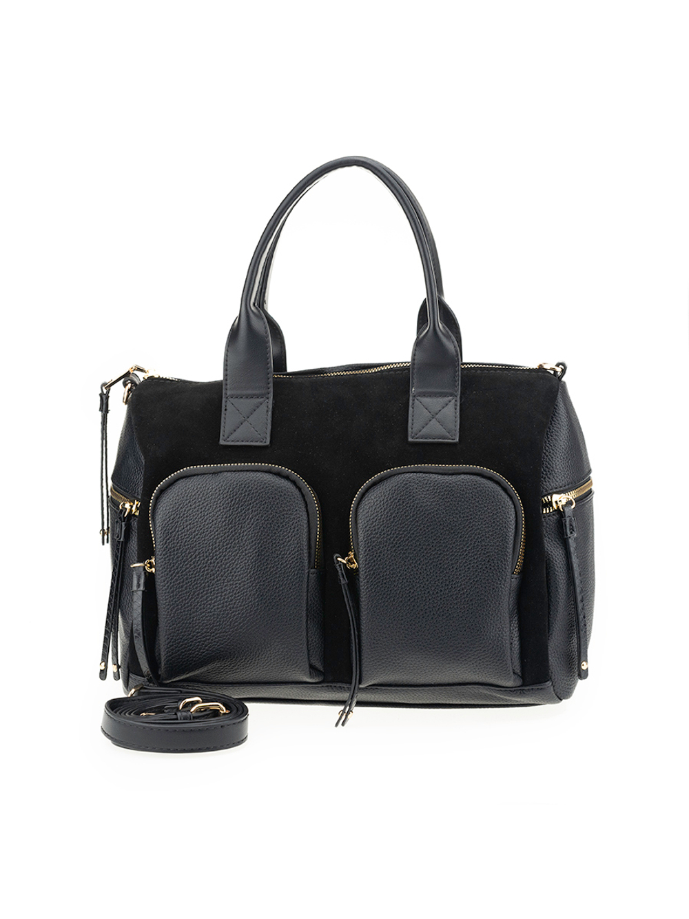 45049/10 Сумка жен., иск. кожа + замша