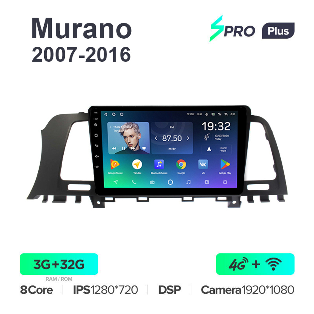 Teyes SPRO Plus 9"для Nissan Murano 2007-2016