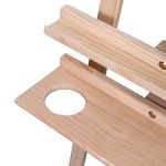 Мольберт напольный из сосны Лира с полкой, 170х55х70 см, высота холста до 120 см, BRAUBERG ART CLASSIC, 192261