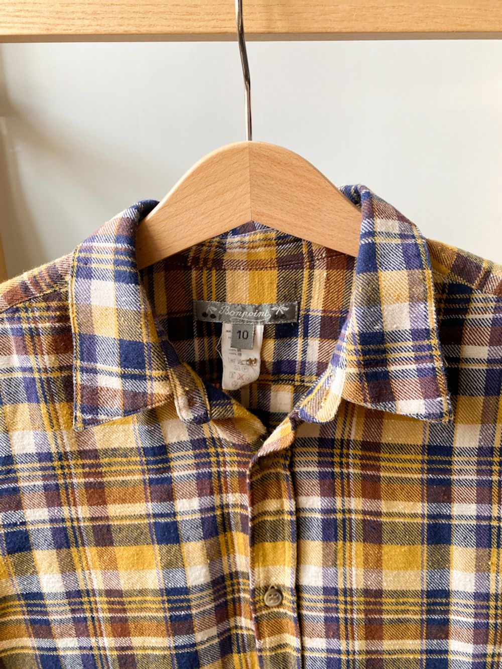 Хлопковая рубашка Bonpoint, 140