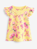 Пижама для девочки Next 604-291, 3 шт., Розовый, Светло-желтый