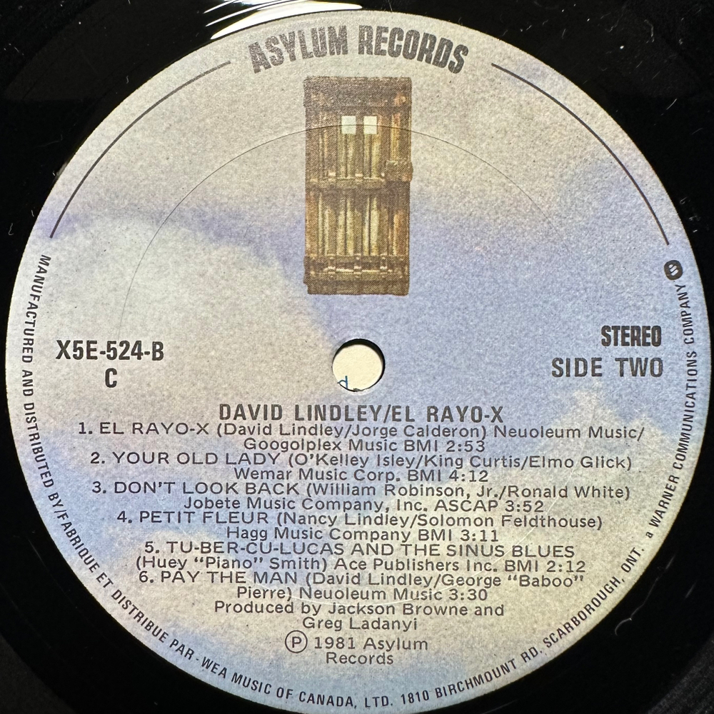 David Lindley - El Rayo-X (Канада 1981г.)