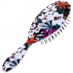 Расческа массажная «Валенсия - Нежные лилии», форма овал, 22*7см