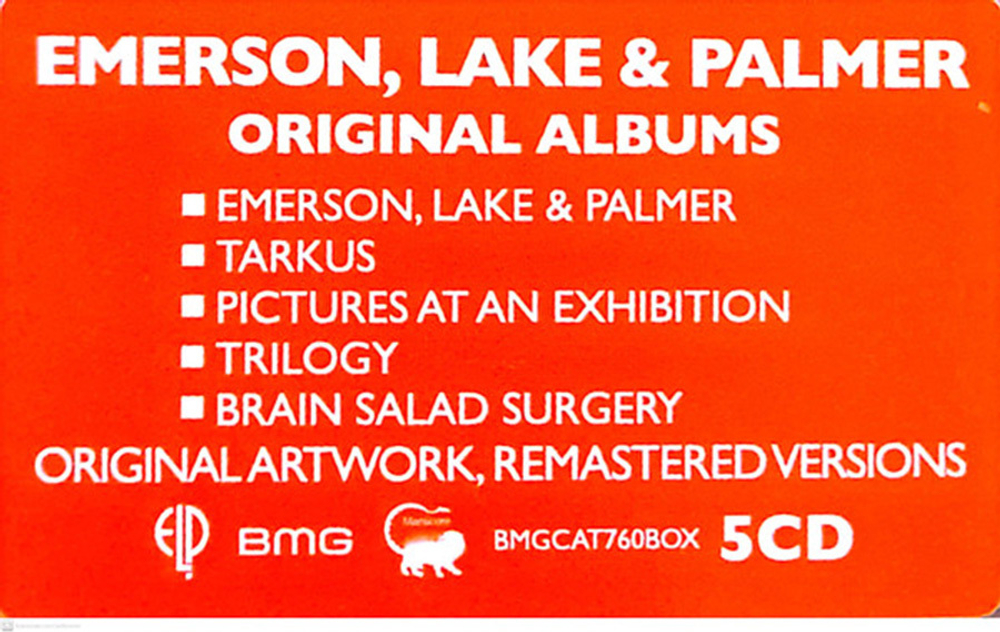 Emerson, Lake & Palmer / Original Albums (5CD)