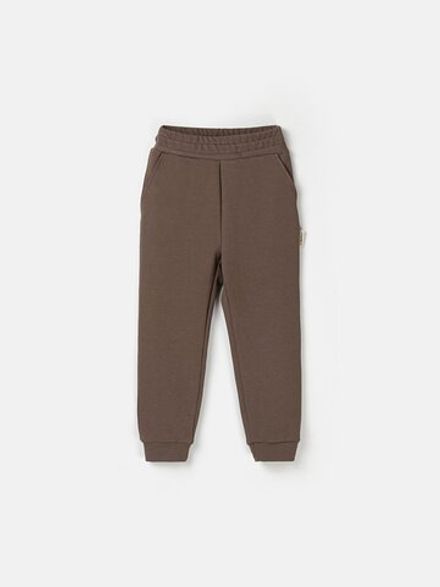 Джоггеры облегченные "Шоколад" с карманами