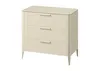 Комод Type oak 3 ящика ширина 90 см (молочный)