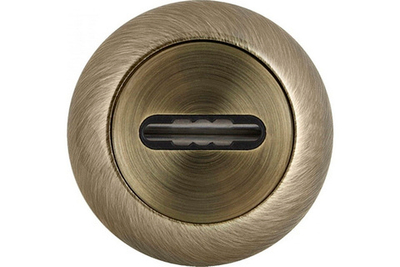 Накладка FUARO SC RM ABG-6 под сувальдный ключ, автом. шторка, бронза (1шт)