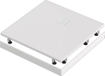Душевой поддон литьевой Good Door Essentia 100x100 белый