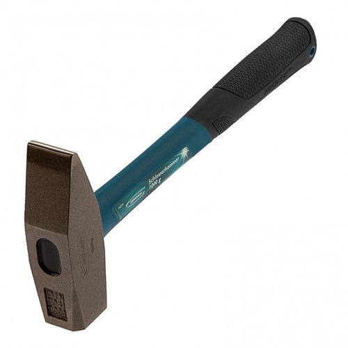 Молоток слесарный квадр. боек  фибер ручка 1кг Гросс