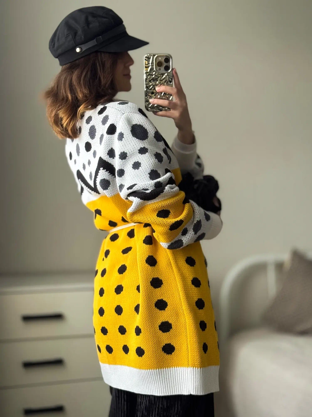 Кардиган с планкой