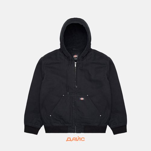 Куртка Dickies Hilham Hooded Canvas Jacket артикул:DK0A87O5BLK1 - купить в магазине Дайс