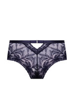 Трусики-бразилиана Simone со средней линией талии (Размер: XL) (Цвет: темно-синий)