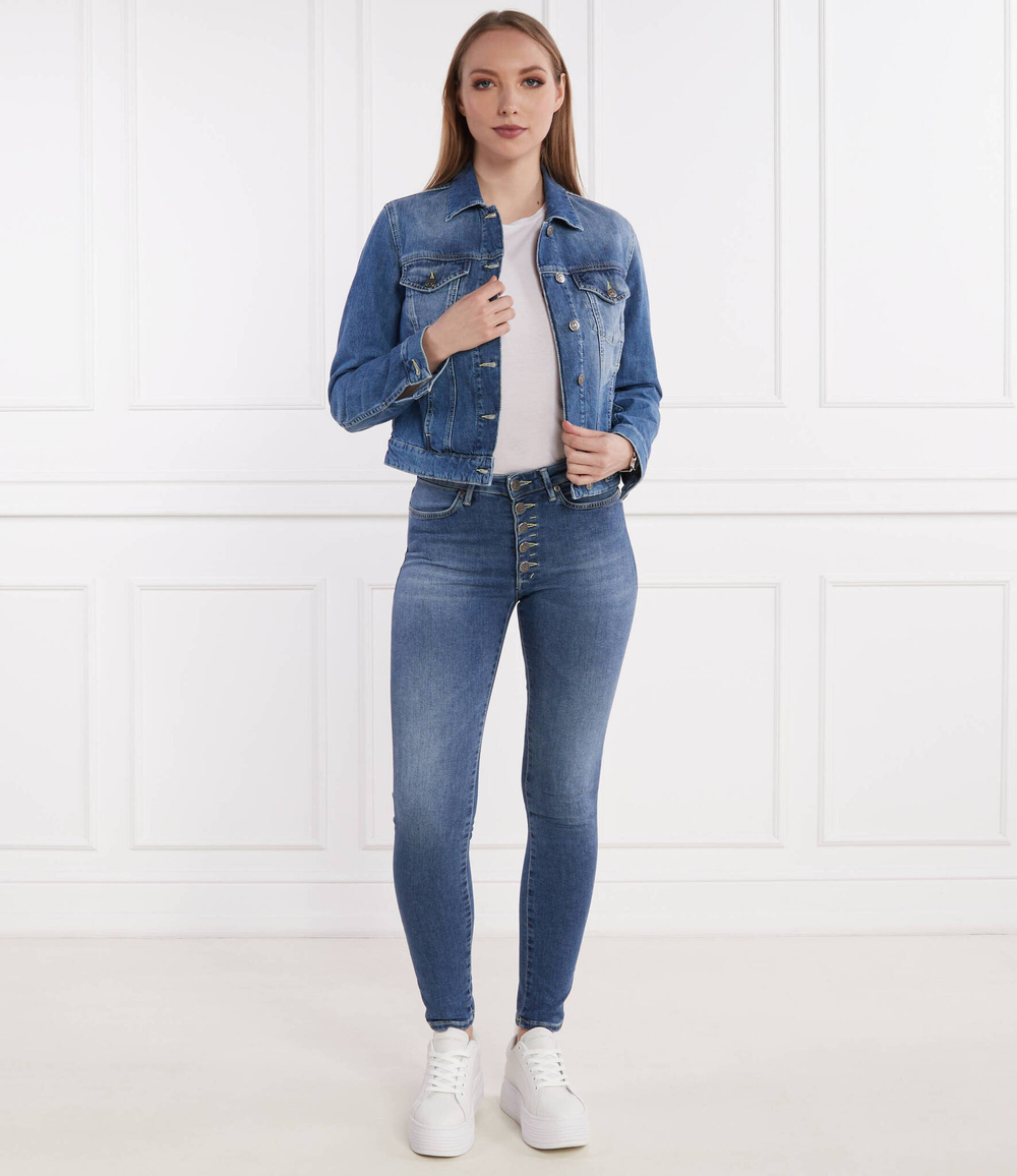 Джинсовая куртка DONDUP - made in Italy - голубой(DJ460 DF0269D HN9)