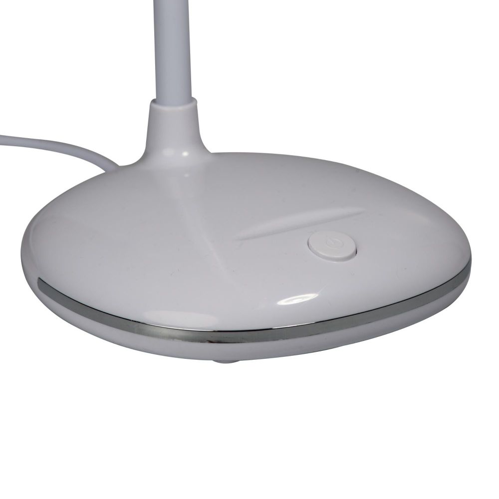 TLD-561 White-LED-450Lm-4500K Светильник настольный. 7W. Механический выключатель. Белый. ТМ Uniel