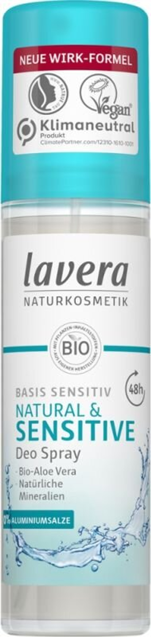 Дезодорант-спрей Lavera Basis Sensitiv Natural & Sensitive, 75 мл