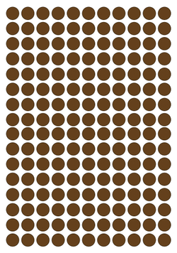 Виниловые наклейки для упаковки и маркировки Policomprint M10. 10 мм. 176 шт.