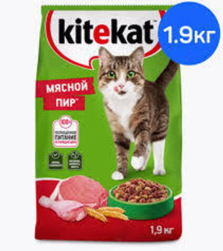 Kitekat мясной пир 1.9 кг