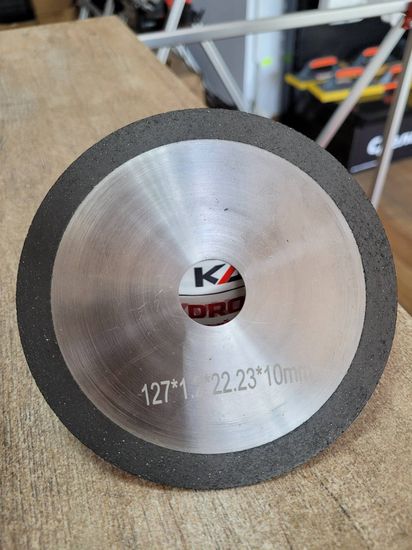 Диск алмазный 127x22,2x1,2 черная смола