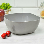 Салатник 2л "Смарт", пыльно-серый