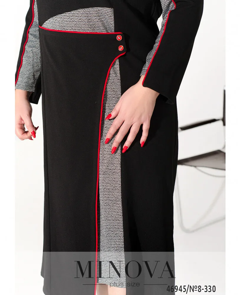 Платье 8-330-чёрный Minova