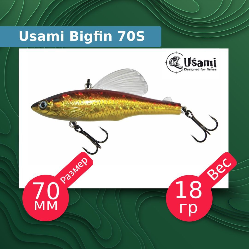 Воблер для рыбалки Usami Bigfin