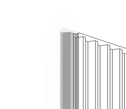 Финишный молдинг HiWood, 270x2,4 см