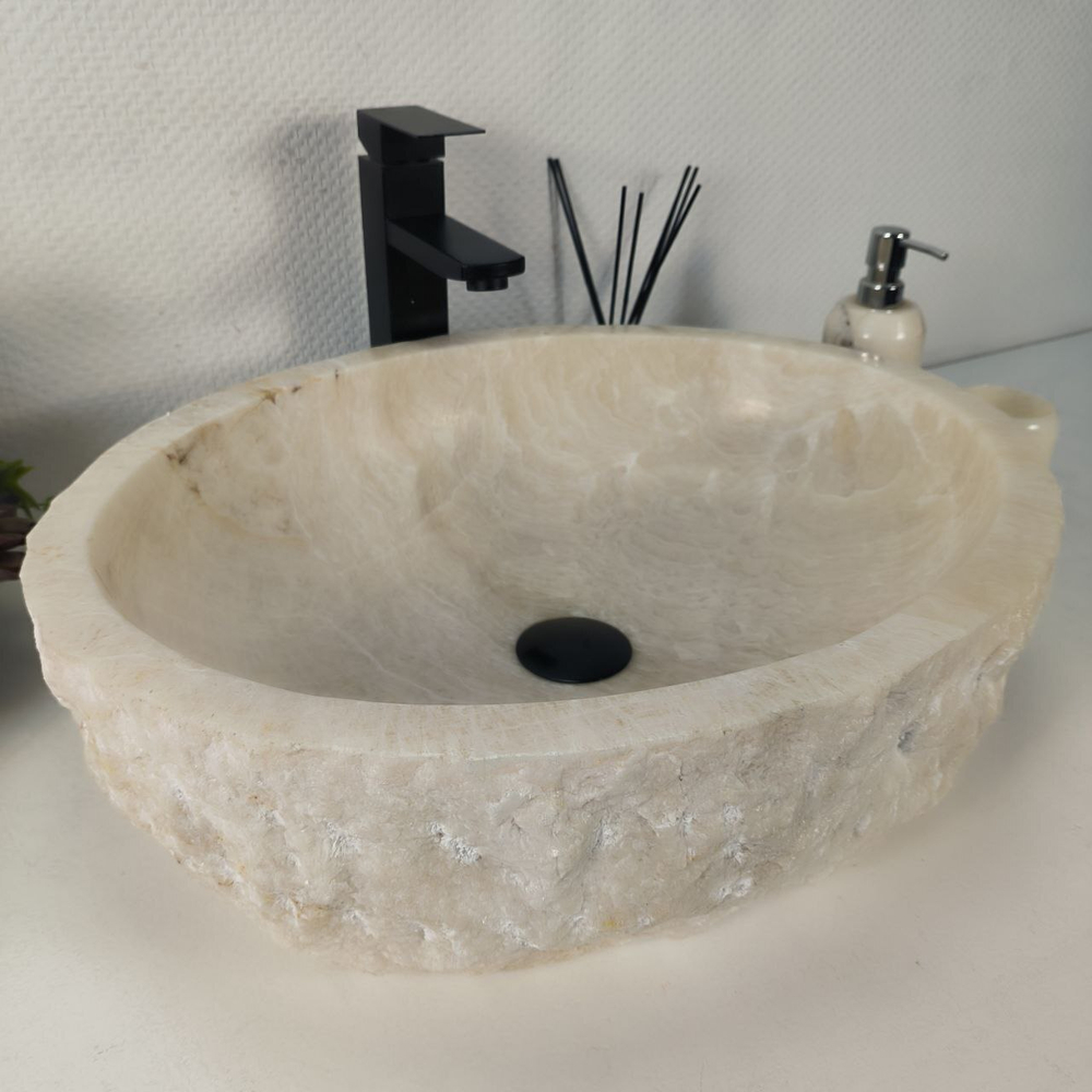 Раковина из оникса Erozy White EO-64270 54*43*15 0213