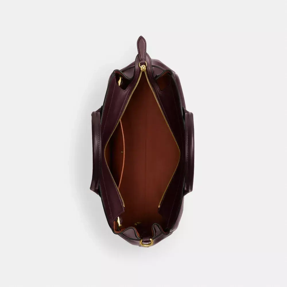 COACH СУМКА SOFT EMPIRE 40, БОРДОВЫЙ