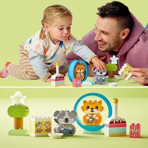 Lego konstruktor 10977 My First Puppy &amp; Kitten With Sounds