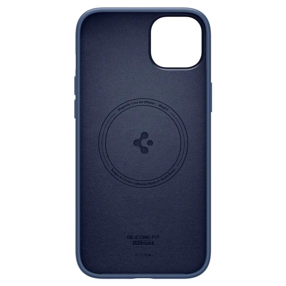 Силиконовый чехол с поддержкой MagSafe Spigen Silicone Fit (Mag Fit) для iPhone 14 Plus
